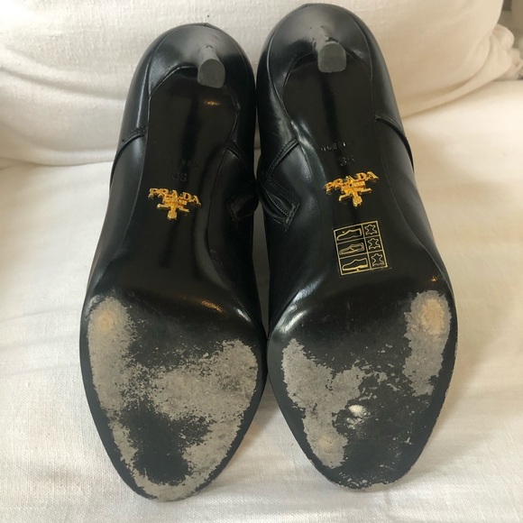 PRADA Lace Up with Buckle Round Toe Boots 36 - Picture 7 of 7